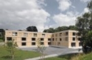 Aussenansicht Neubau Zentrum für Alterspsychiatrie in Pfäfers